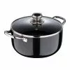 7.3 qt. Round Aluminum Dutch Oven in Black with Lid by BERGNER 2 7.3 qt. Round Aluminum Dutch Oven in Black with Lid by BERGNER -Cookware Sales Shop black dutch ovens bgus12028blk 64 1000