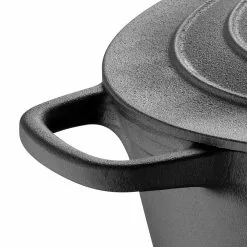 BBQ 7 qt. Oval Cast Iron Covered Dutch Oven by MasterPRO 13 BBQ 7 qt. Oval Cast Iron Covered Dutch Oven by MasterPRO -Cookware Sales Shop black dutch ovens mpus16310blk 44 1000