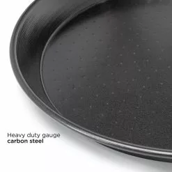 Sol 20 in. Steel Nonstick Grill Pan in Black by Ecolution -Cookware Sales Shop black ecolution grill pans elbk 4140 44 1000