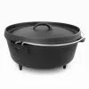 6 qt. Round Cast Iron Dutch Oven in Black with Lid by ExcelSteel 2 6 qt. Round Cast Iron Dutch Oven in Black with Lid by ExcelSteel -Cookware Sales Shop black excelsteel dutch ovens 518 64 1000