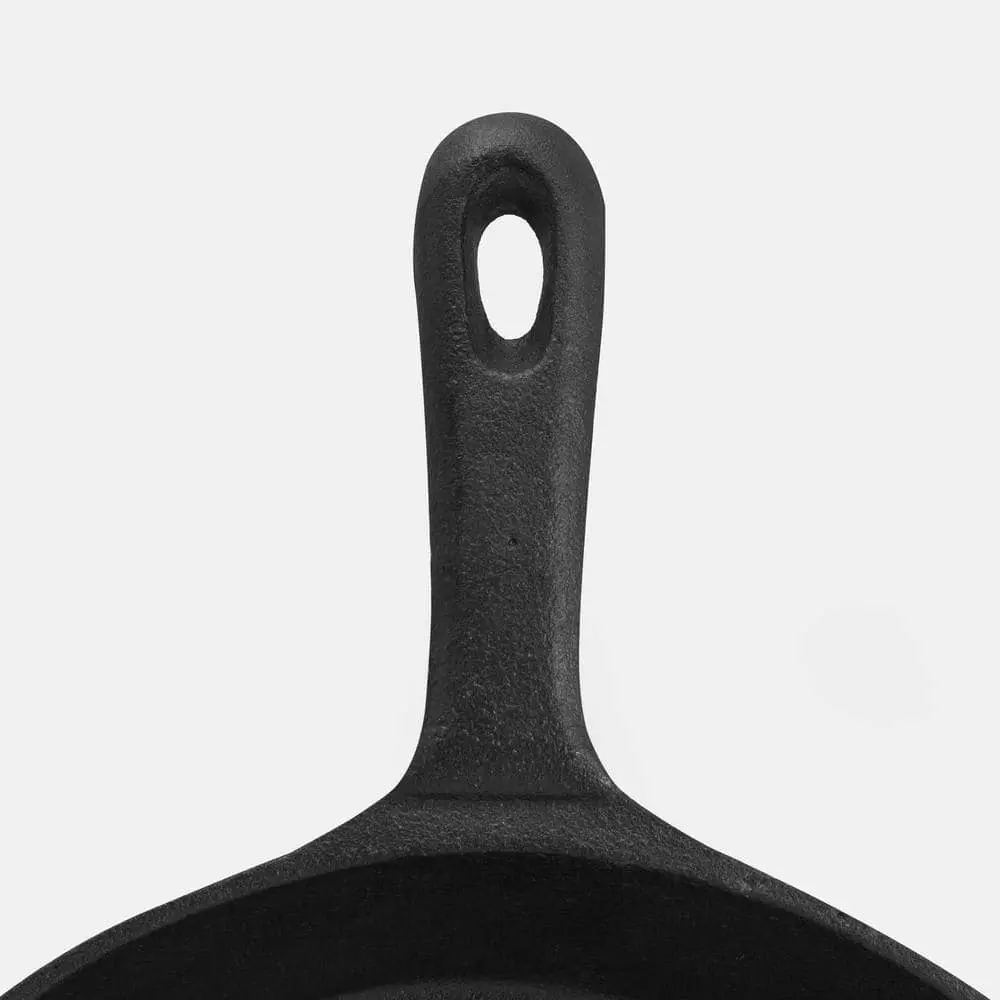 10 in. Cast Iron Skillet in Black by ExcelSteel 5 10 in. Cast Iron Skillet in Black by ExcelSteel - Image 3