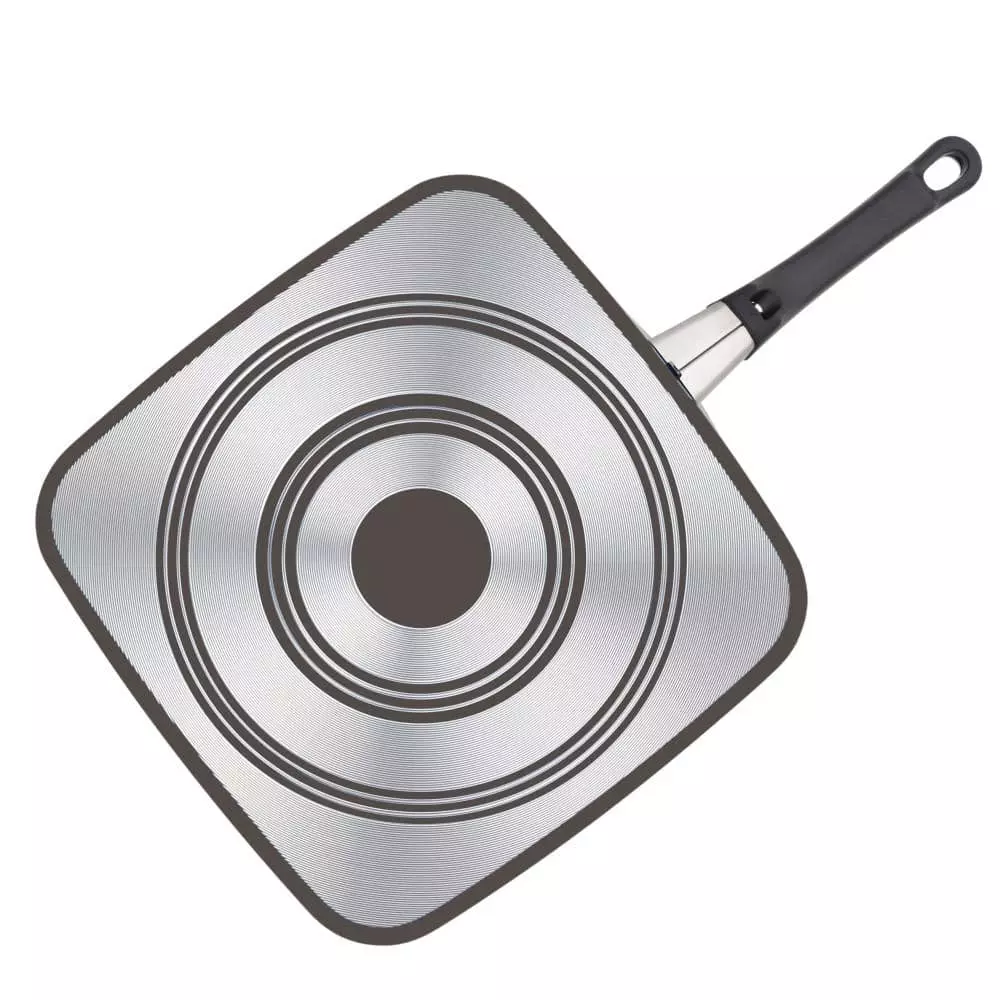 High Performance 10.75 in. Aluminum Nonstick Griddle in Black by Farberware 5 High Performance 10.75 in. Aluminum Nonstick Griddle in Black by Farberware - Image 3