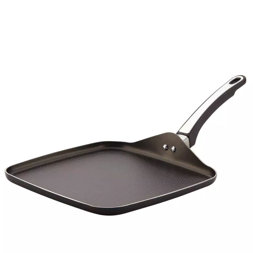 High Performance 10.75 in. Aluminum Nonstick Griddle in Black by Farberware 3 High Performance 10.75 in. Aluminum Nonstick Griddle in Black by Farberware