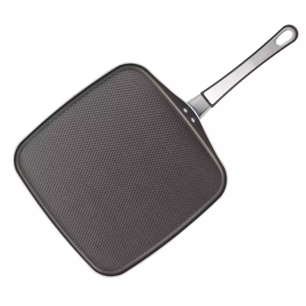 High Performance 10.75 in. Aluminum Nonstick Griddle in Black by Farberware 4 High Performance 10.75 in. Aluminum Nonstick Griddle in Black by Farberware - Image 2