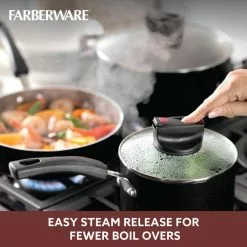 Farberware Black 14-Piece Smart Control Cookware Nonstick Pots and Pans Set 16 Farberware Black 14-Piece Smart Control Cookware Nonstick Pots and Pans Set -Cookware Sales Shop black farberware pot pan sets 22397 4f 1000