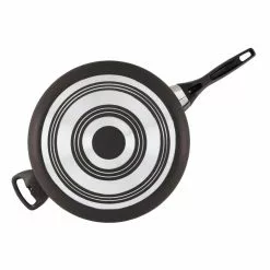 Dishwasher Safe 12 in. Aluminum Nonstick Skillet in Black with Glass Lid by Farberware 10 Dishwasher Safe 12 in. Aluminum Nonstick Skillet in Black with Glass Lid by Farberware -Cookware Sales Shop black farberware skillets 21981 1d 1000