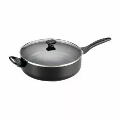 Dishwasher Safe 12 in. Aluminum Nonstick Skillet in Black with Glass Lid by Farberware 12 Dishwasher Safe 12 in. Aluminum Nonstick Skillet in Black with Glass Lid by Farberware -Cookware Sales Shop black farberware skillets 21981 c3 1000