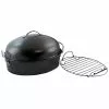 Kenmar 16 in. Carbon Steel Roaster Pan with High Dome Lide by Gibson Home 2 Kenmar 16 in. Carbon Steel Roaster Pan with High Dome Lide by Gibson Home -Cookware Sales Shop black gibson home roasting pans 985101012m 64 1000