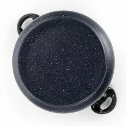 Leighton 3-Piece 8.5 Qt. Steel Nonstick Pasta Pot with Steamer in Black by GIBSON HOME 9 Leighton 3-Piece 8.5 Qt. Steel Nonstick Pasta Pot with Steamer in Black by GIBSON HOME -Cookware Sales Shop black gibson home stock pots 985114012m 1d 1000