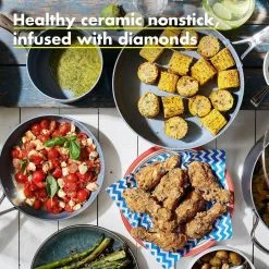 Valencia Pro Hard Anodized Healthy Ceramic Nonstick 16 Piece Cookware Pots and Pans Set by GreenPan 9 Valencia Pro Hard Anodized Healthy Ceramic Nonstick 16 Piece Cookware Pots and Pans Set by GreenPan -Cookware Sales Shop black greenpan pot pan sets cc000763 001 4f 1000