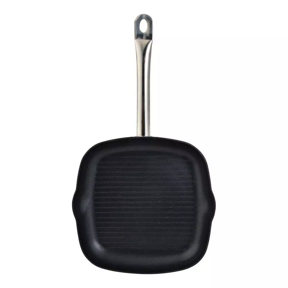 11 in. Aluminum Nonstick Grill Pan in Black by BERGNER 6 11 in. Aluminum Nonstick Grill Pan in Black by BERGNER - Image 4