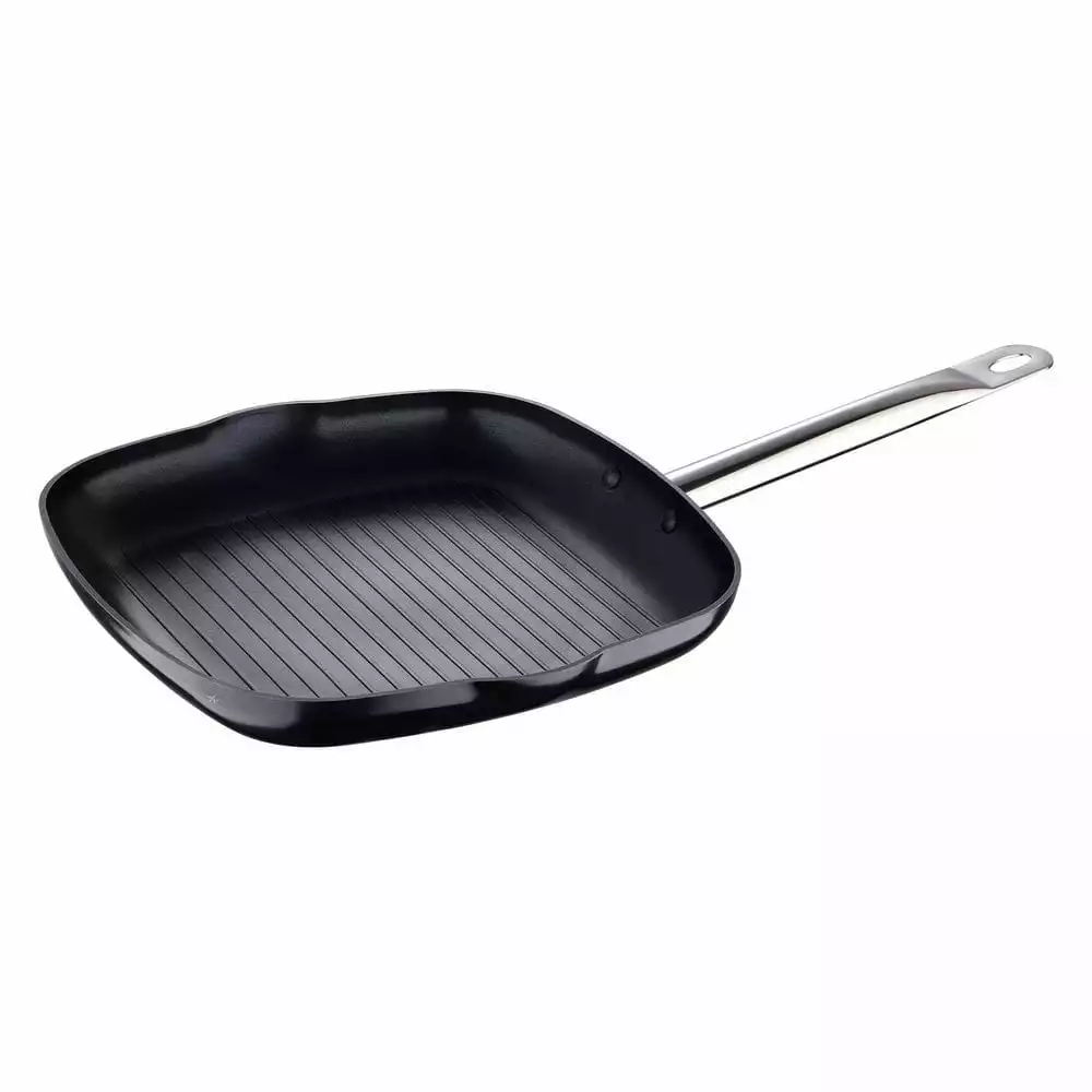 11 in. Aluminum Nonstick Grill Pan in Black by BERGNER 3 11 in. Aluminum Nonstick Grill Pan in Black by BERGNER