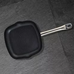 11 in. Aluminum Nonstick Grill Pan in Black by BERGNER 15 11 in. Aluminum Nonstick Grill Pan in Black by BERGNER -Cookware Sales Shop black grill pans bgus12023blk 76 1000