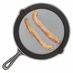 10.5 in. Pre-Seasoned Cast Iron Skillet by Home Basics 8 10.5 in. Pre-Seasoned Cast Iron Skillet by Home Basics -Cookware Sales Shop black home basics grill pans hdc94612 4f 1000