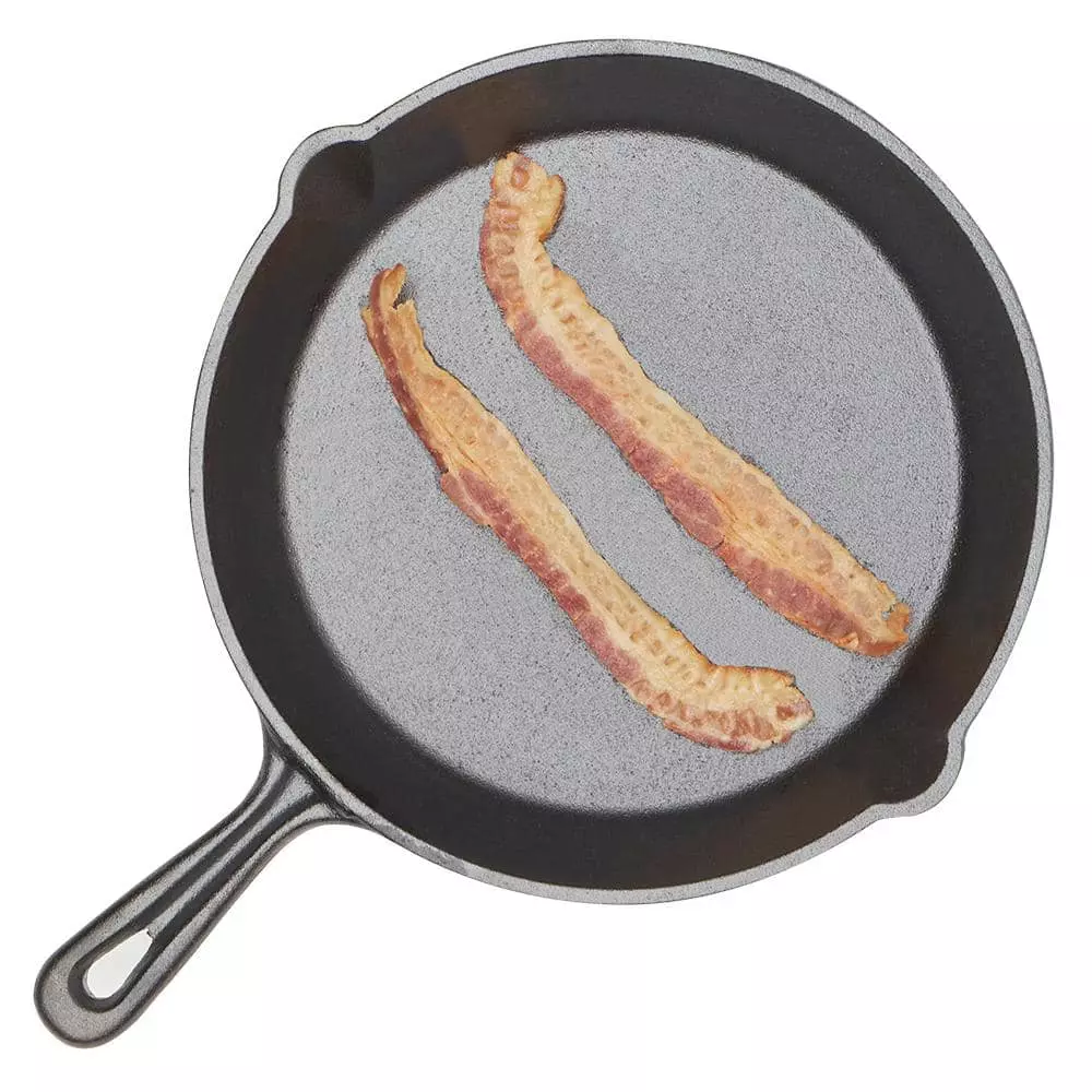 10.5 in. Pre-Seasoned Cast Iron Skillet by Home Basics 5 10.5 in. Pre-Seasoned Cast Iron Skillet by Home Basics - Image 3