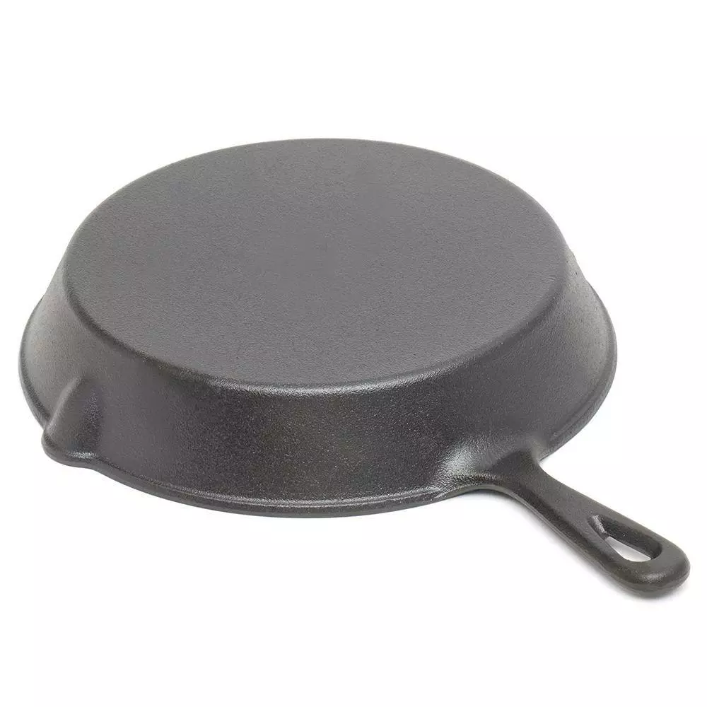 10.5 in. Pre-Seasoned Cast Iron Skillet by Home Basics 4 10.5 in. Pre-Seasoned Cast Iron Skillet by Home Basics - Image 2