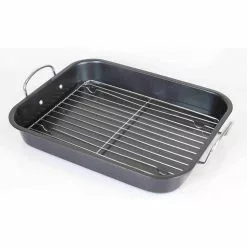 5.75 Qt. Steel Roasting Pan by Home Basics