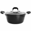 Arlington 4.5 qt. Aluminum Dutch Oven with Lid in Black by KENMORE 1 Arlington 4.5 qt. Aluminum Dutch Oven with Lid in Black by KENMORE -Cookware Sales Shop black kenmore dutch ovens 985118650m 64 1000