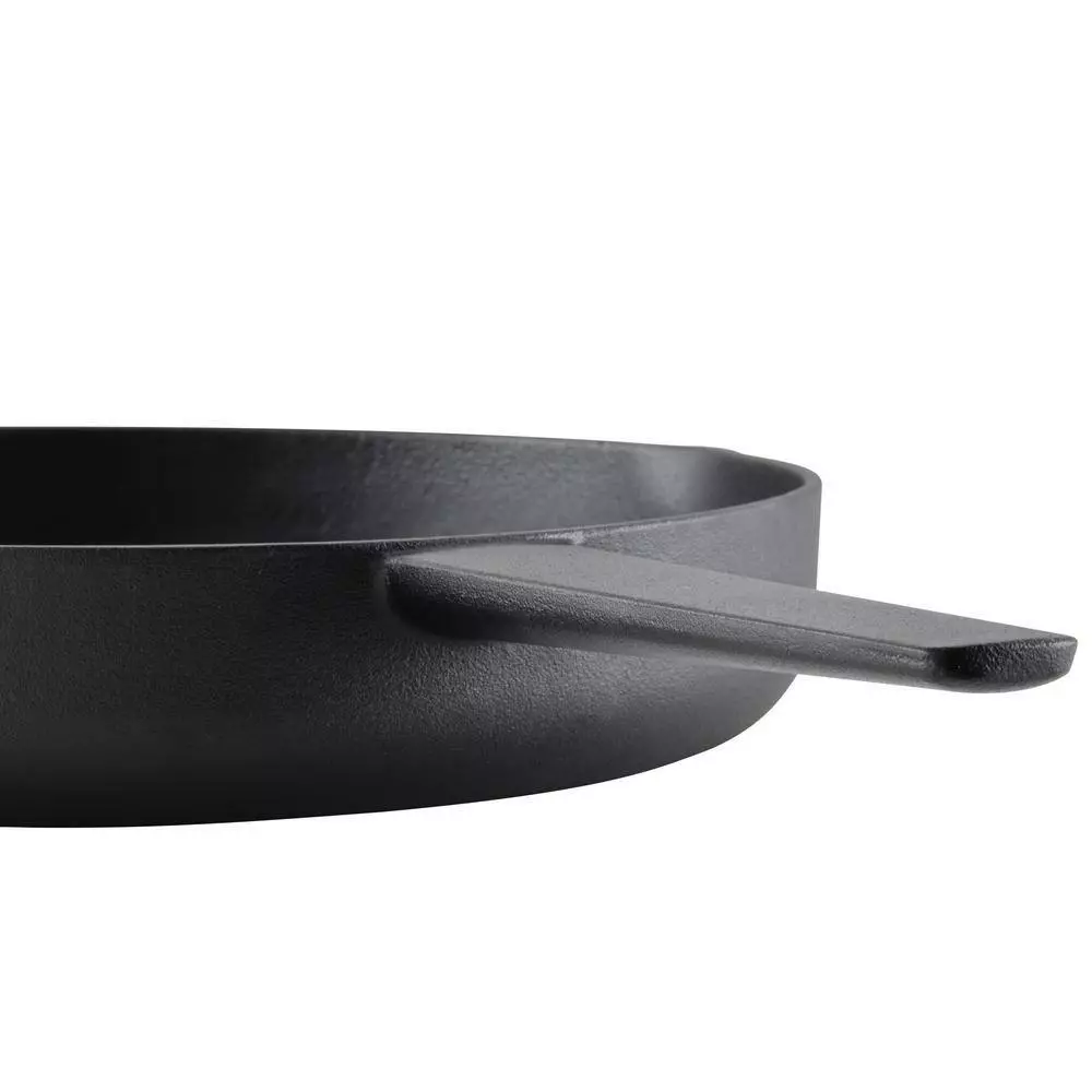 Seasoned Cast Iron 12 in. Cast Iron Frying Pan Black by KitchenAid 5 Seasoned Cast Iron 12 in. Cast Iron Frying Pan Black by KitchenAid - Image 3