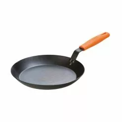 12 in. Carbon Steel Skillet in Black with Comfort Grip Handle by Lodge