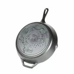Wildlife Series 12 in. Cast Iron Bear Skillet by Lodge