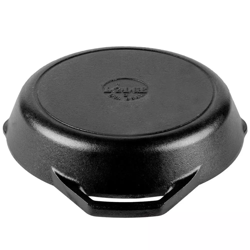 10.25 in. Cast Iron Skillet in Black with Dual Handles by Lodge 7 10.25 in. Cast Iron Skillet in Black with Dual Handles by Lodge - Image 5