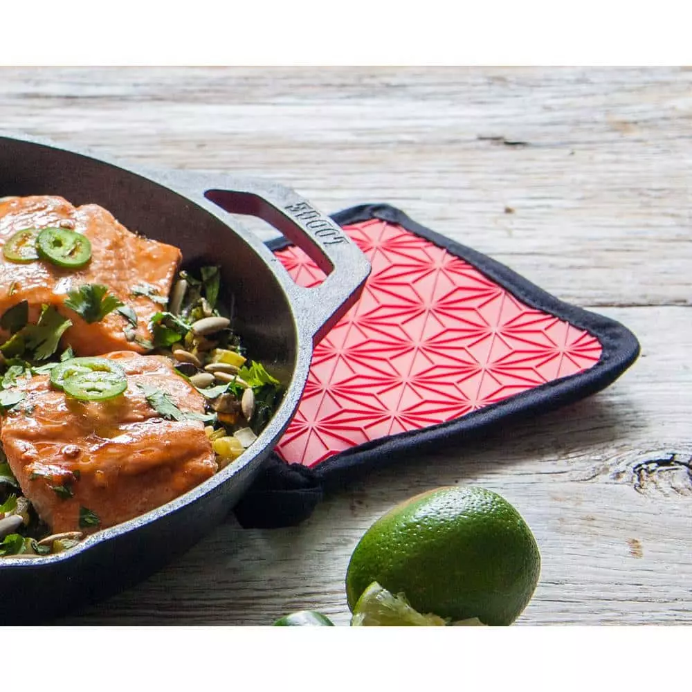 10.25 in. Cast Iron Skillet in Black with Dual Handles by Lodge 4 10.25 in. Cast Iron Skillet in Black with Dual Handles by Lodge - Image 2