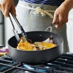 11-Piece Hard Anodized Aluminum Nonstick Cookware Set Black by KitchenAid -Cookware Sales Shop black matte kitchenaid pot pan sets 80120 31 1000