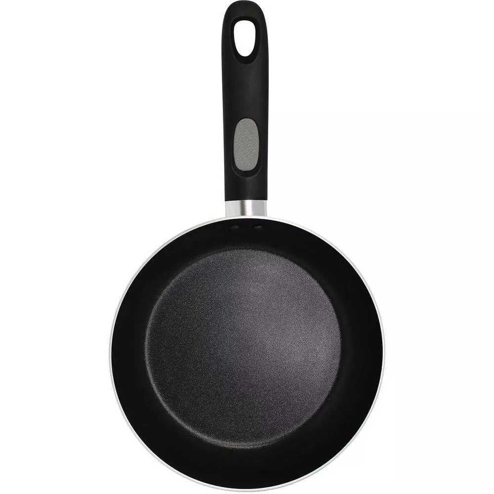 8 in. Aluminum Nonstick Frying Pan in Black with Glass Lid by Mirro 4 8 in. Aluminum Nonstick Frying Pan in Black with Glass Lid by Mirro - Image 2