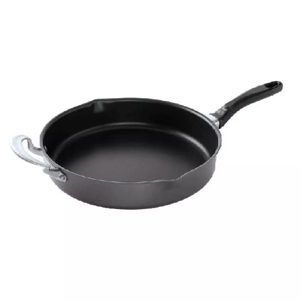 Rangeware 12 in. Steel Nonstick Stovetop Skillets in Black by Nordic Ware 3 Rangeware 12 in. Steel Nonstick Stovetop Skillets in Black by Nordic Ware
