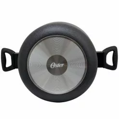 Ashford 6 qt. Round Aluminum Nonstick Dutch Oven in Black with Glass Lid by Oster 7 Ashford 6 qt. Round Aluminum Nonstick Dutch Oven in Black with Glass Lid by Oster -Cookware Sales Shop black oster dutch ovens 985105841m c3 1000