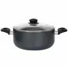 Pallermo 5 Qt Aluminum Dutch Oven with Lid in Charcoal by Oster 1 Pallermo 5 Qt Aluminum Dutch Oven with Lid in Charcoal by Oster -Cookware Sales Shop black oster dutch ovens 985115567m 64 1000