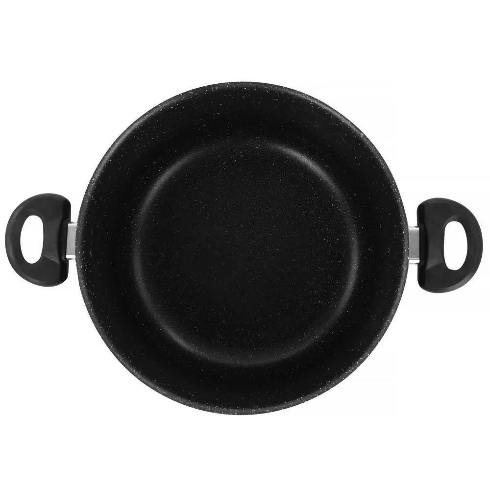 Pallermo 9 Qt Aluminum Dutch Oven with Lid in Charcoal by Oster 6 Pallermo 9 Qt Aluminum Dutch Oven with Lid in Charcoal by Oster - Image 4