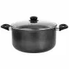 Pallermo 9 Qt Aluminum Dutch Oven with Lid in Charcoal by Oster 1 Pallermo 9 Qt Aluminum Dutch Oven with Lid in Charcoal by Oster -Cookware Sales Shop black oster dutch ovens 985115570m 64 1000