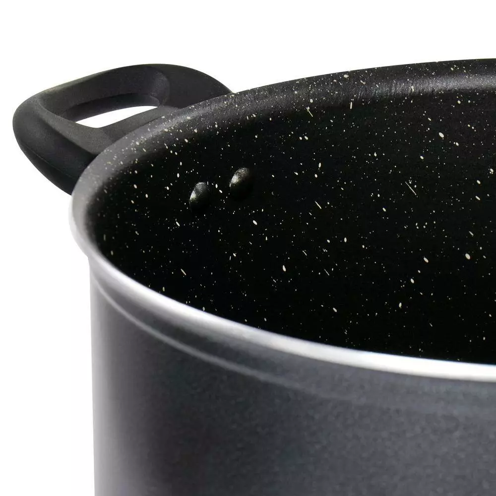 Pallermo 9 Qt Aluminum Dutch Oven with Lid in Charcoal by Oster 8 Pallermo 9 Qt Aluminum Dutch Oven with Lid in Charcoal by Oster - Image 6