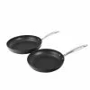 2-Piece Aluminum Induction Frying Pans Nonstick Set, 9.5" and 11" Set by OTHELLO -Cookware Sales Shop black othello skillets ch gap2 64 1000