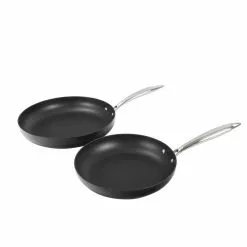 2-Piece Aluminum Induction Frying Pans Nonstick Set, 9.5" and 11" Set by OTHELLO
