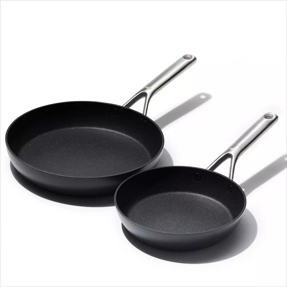 Ceramic Professional Non-Stick 2-Piece Frypan Set, 8 in. and 10 in. by OXO 4 Ceramic Professional Non-Stick 2-Piece Frypan Set, 8 in. and 10 in. by OXO - Image 2