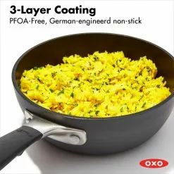 Good Grips Nonstick 4-Piece Hard-Anodized Aluminum Saucepan Set by OXO 11 Good Grips Nonstick 4-Piece Hard-Anodized Aluminum Saucepan Set by OXO -Cookware Sales Shop black oxo sauce pans cc005957 001 4f 1000