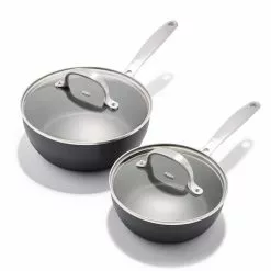 Good Grips Pro Nonstick 4-Piece Hard-Anodized Aluminum Saucepan Set by OXO