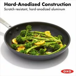 Good Grips Pro Nonstick 2-Piece Hard-Anodized Aluminum Frying Pan Set by OXO 12 Good Grips Pro Nonstick 2-Piece Hard-Anodized Aluminum Frying Pan Set by OXO -Cookware Sales Shop black oxo skillets cc005959 001 1f 1000