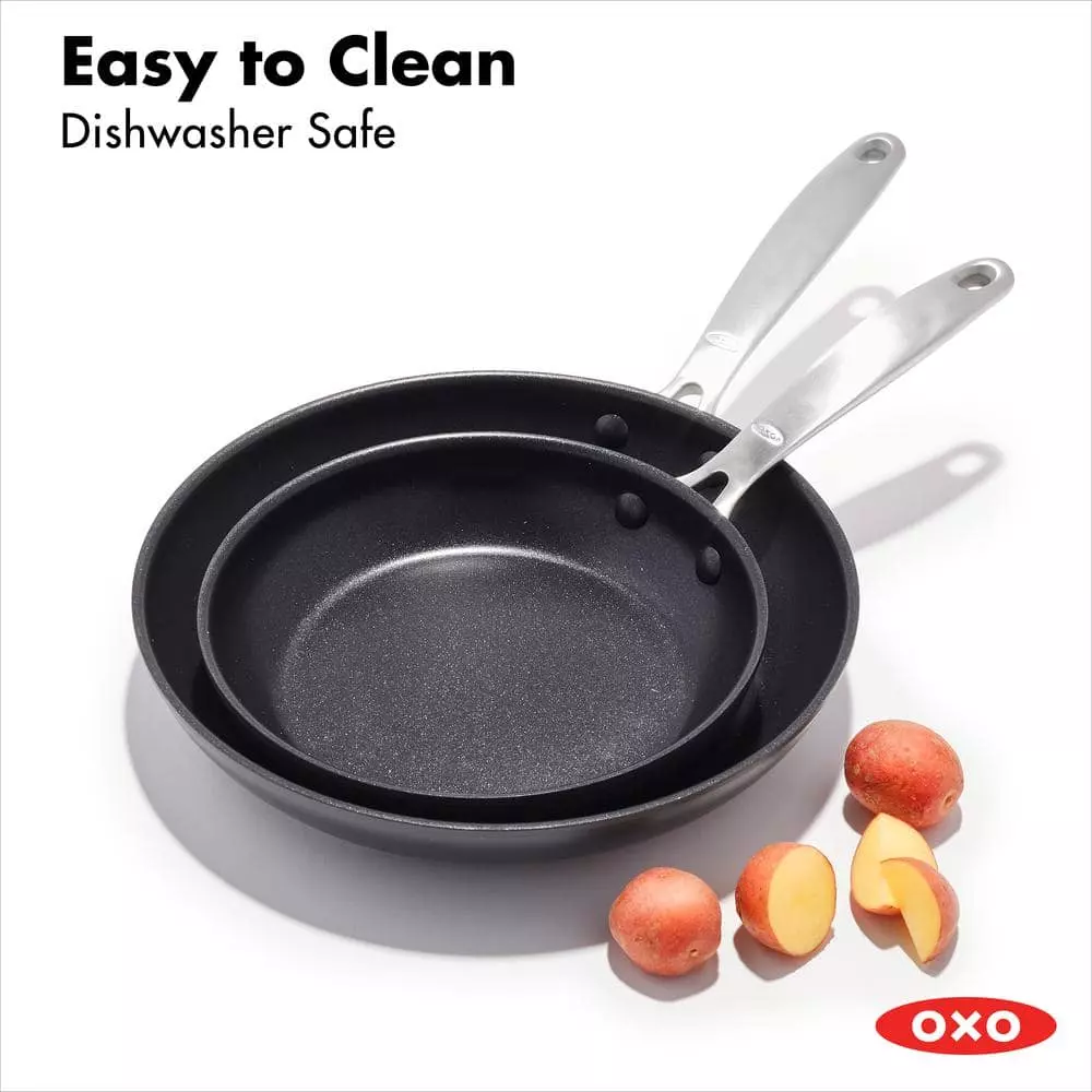 Good Grips Pro Nonstick 2-Piece Hard-Anodized Aluminum Frying Pan Set by OXO 9 Good Grips Pro Nonstick 2-Piece Hard-Anodized Aluminum Frying Pan Set by OXO - Image 7