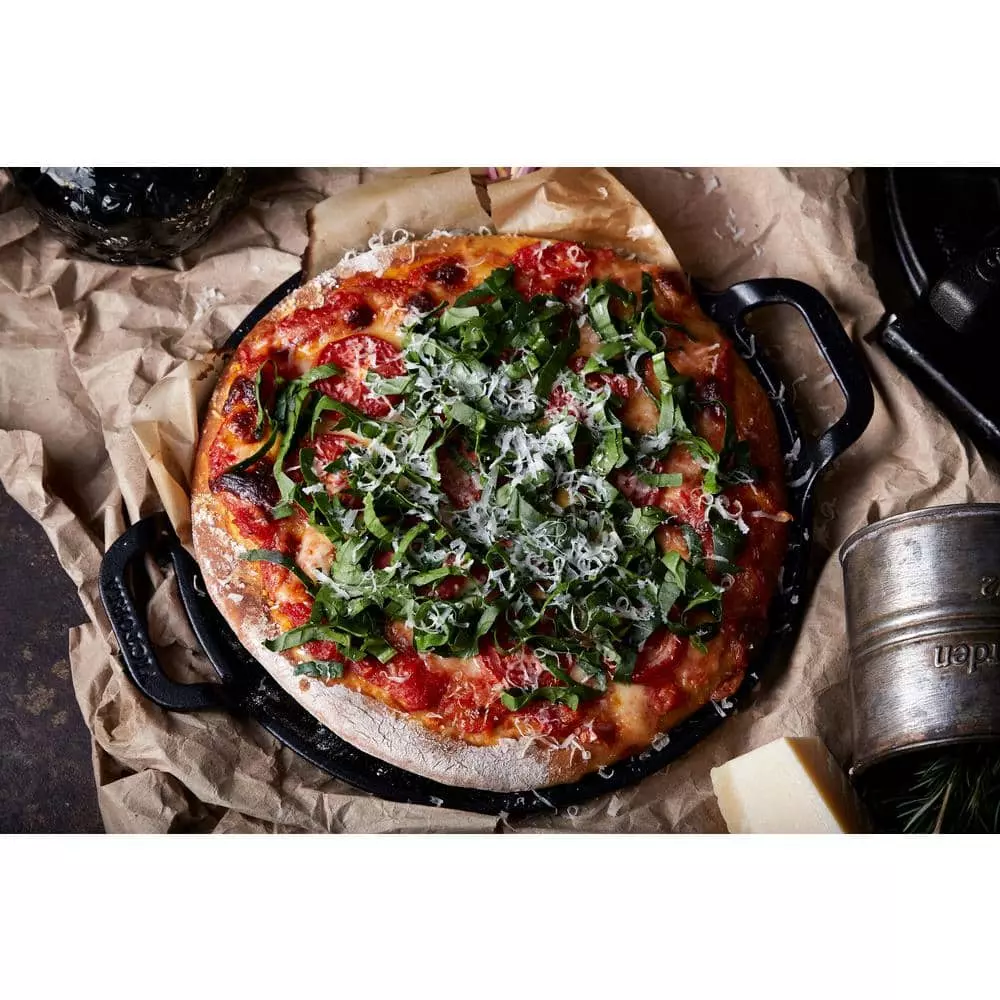 10 in. Seasoned Black Cast Iron Comal Skillet with 2-Side Handles by Victoria 7 10 in. Seasoned Black Cast Iron Comal Skillet with 2-Side Handles by Victoria - Image 5