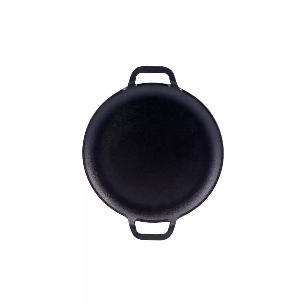 10 in. Seasoned Black Cast Iron Comal Skillet with 2-Side Handles by Victoria 3 10 in. Seasoned Black Cast Iron Comal Skillet with 2-Side Handles by Victoria