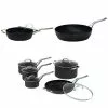 The Rock 13-Piece Aluminum Nonstick Cookware Set in Black Speckle by Starfrit 2 The Rock 13-Piece Aluminum Nonstick Cookware Set in Black Speckle by Starfrit -Cookware Sales Shop black speckle starfrit pot pan sets 843631126318 64 1000