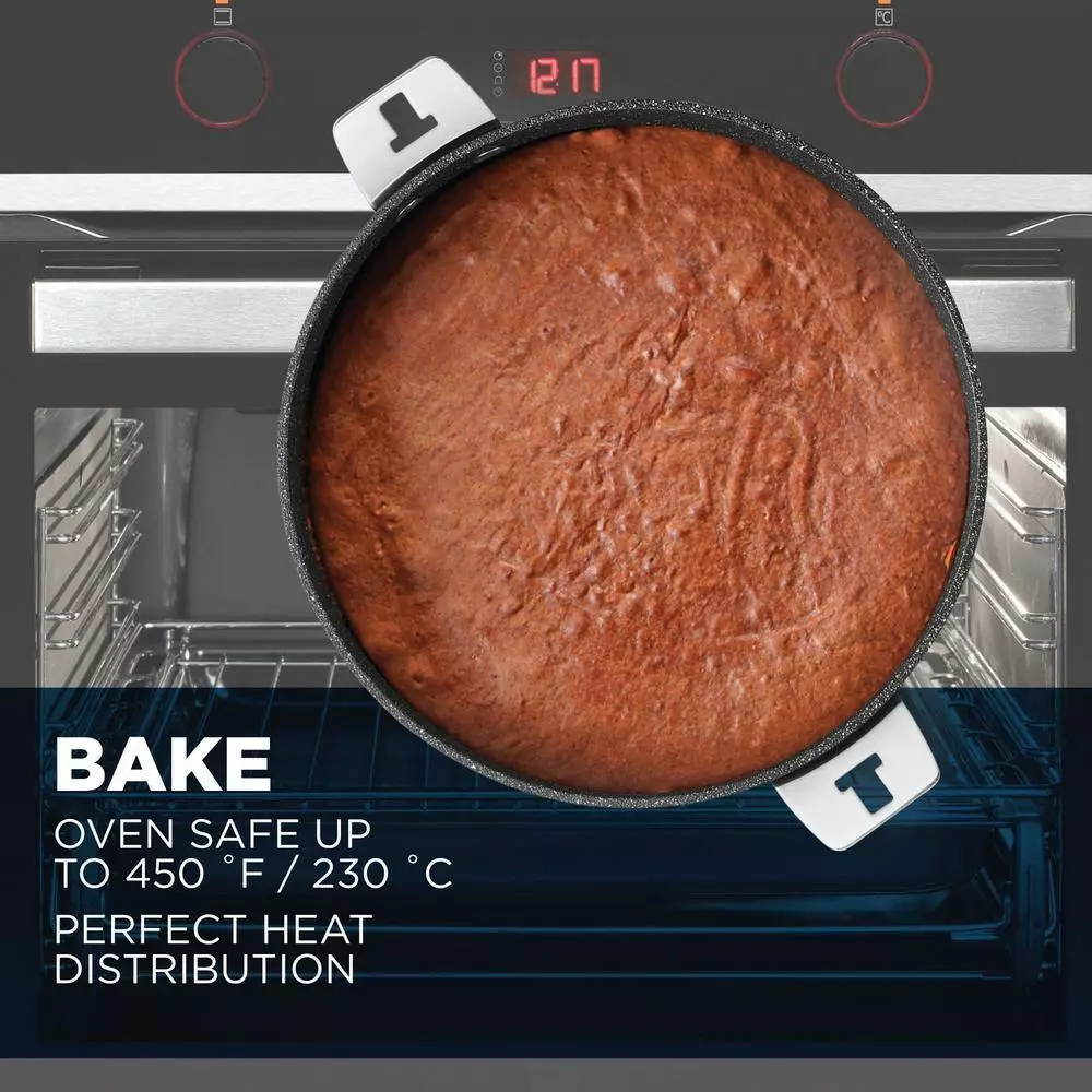 11 in. Aluminum Frying Pan with T-Lock Detachable Handle by Starfrit 7 11 in. Aluminum Frying Pan with T-Lock Detachable Handle by Starfrit - Image 5