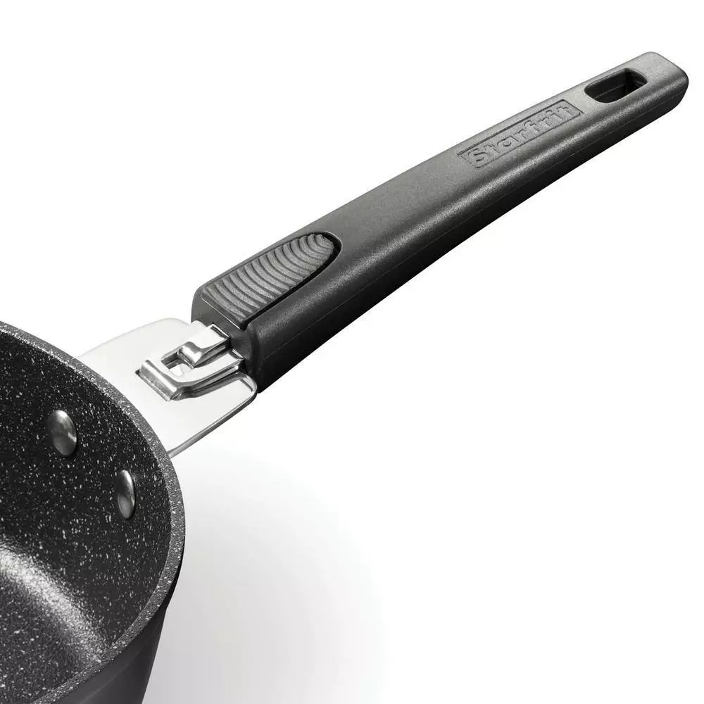 11 in. Aluminum Frying Pan with T-Lock Detachable Handle by Starfrit 8 11 in. Aluminum Frying Pan with T-Lock Detachable Handle by Starfrit - Image 6