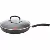 12 qt. Aluminum Saute Pan by T-fal 1 12 qt. Aluminum Saute Pan by T-fal -Cookware Sales Shop black t fal saute pans e7659864 64 1000