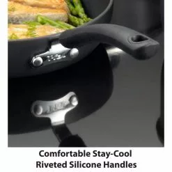 12 qt. Aluminum Saute Pan by T-fal 14 12 qt. Aluminum Saute Pan by T-fal -Cookware Sales Shop black t fal saute pans e7659864 fa 1000