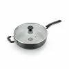 1- Piece Aluminum Jumbo Cooker Frying Pan Set With Lid by T-fal